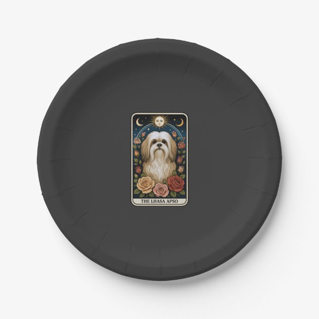 Prato De Papel Lhasa Apso (Frente)