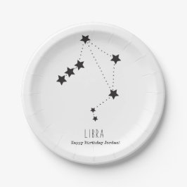 Prato De Papel Libra - Nome Personalizado Pasta de Papel Aniversá