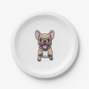 Prato De Papel Lilac French Bulldog
