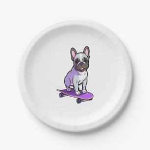 Prato De Papel Lilac French Bulldog 3