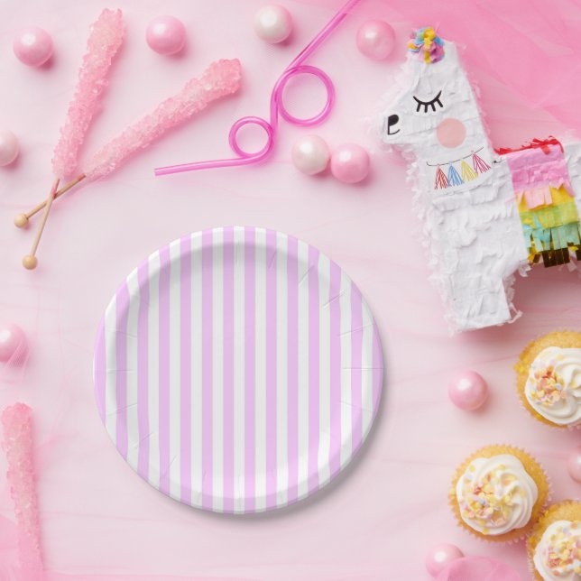 Prato De Papel Lilac Strike round (Festa)