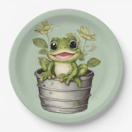 Prato De Papel Lily Pads da Vida