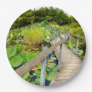 Prato De Papel Lily Pond Paper Plate