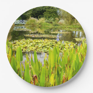 Prato De Papel Lily Pond Paper Plate