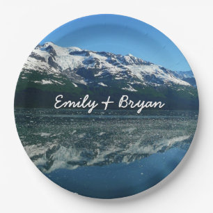 Prato De Papel Linda fotografia natural da costa do Alasca