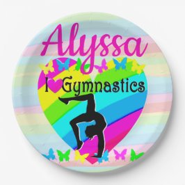 PRATO DE PAPEL LINDA GINÁSTICA DO AMOR PARA DESIGN