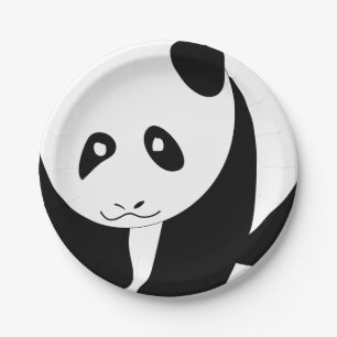 Prato De Papel Linda panda