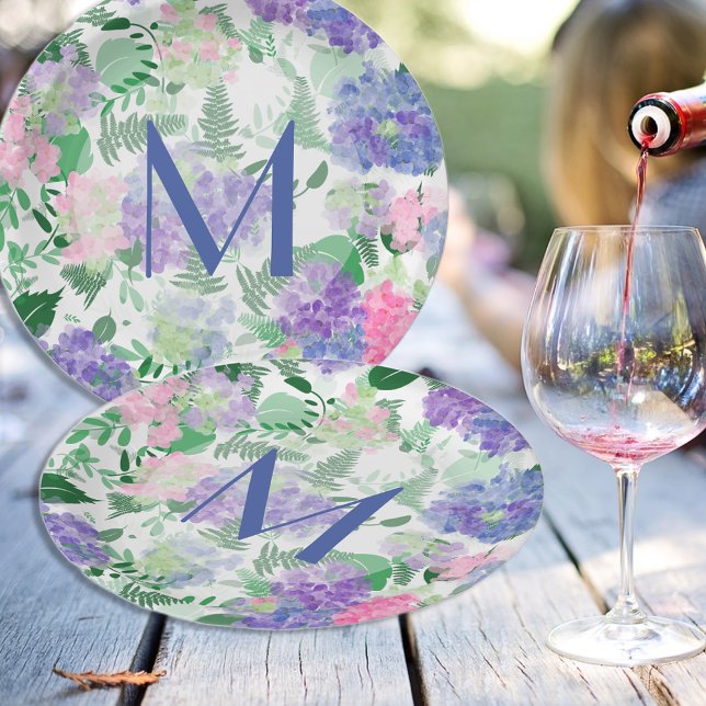 Prato De Papel Linda Watercolor Hydrangea Mix (Criador carregado)