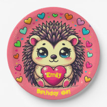 Lindo Ouriço Cachorro Personalizável Aniversariant
