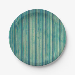 Prato De Papel Linhas Azuis Estrias