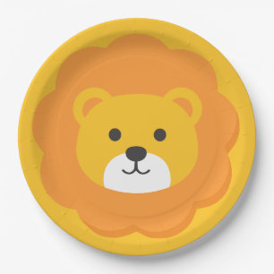 Prato De Papel Lion Birthday Kids Room Wall Art Paper Placas