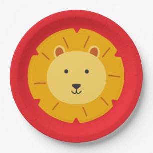 Prato De Papel Lion Birthday Kids Room Wall Art Paper Placas