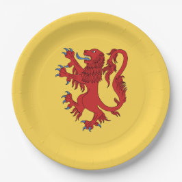 Prato De Papel Lion Rampant Gules