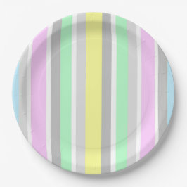 Prato De Papel Listras
