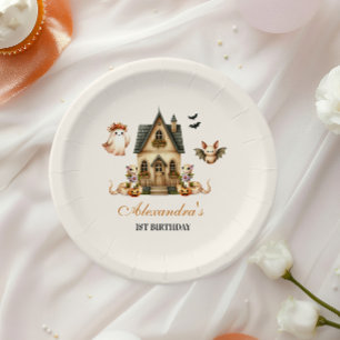Prato De Papel Little Boo Boho Birthday Bash