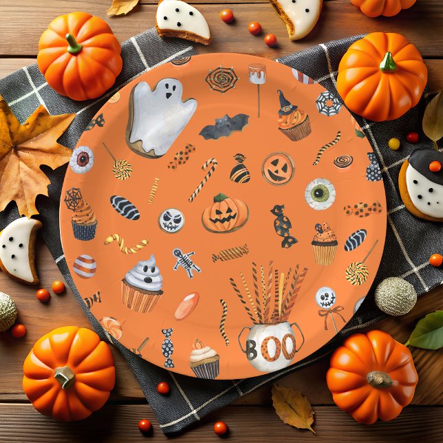 Prato De Papel Little Boo está quase no Chá de fraldas (Criador carregado)