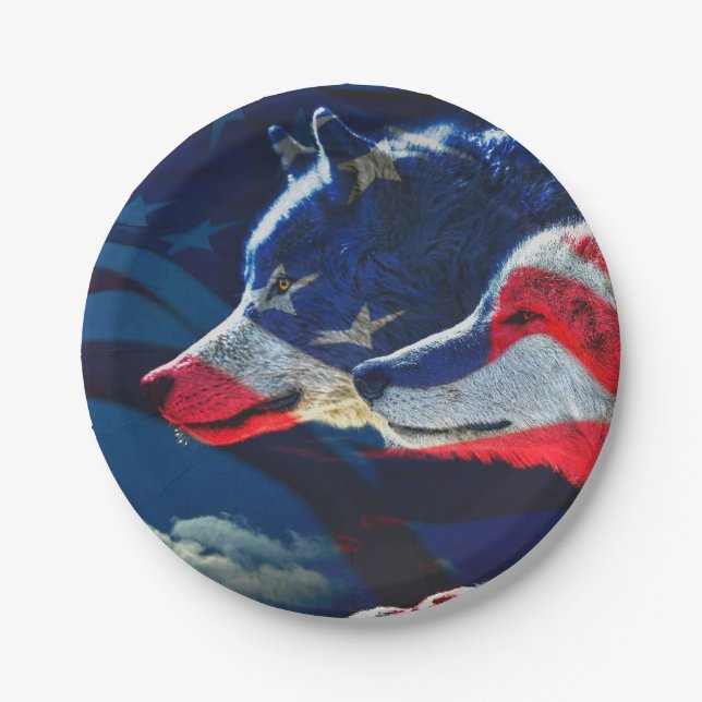 Prato De Papel Lobo (Frente)