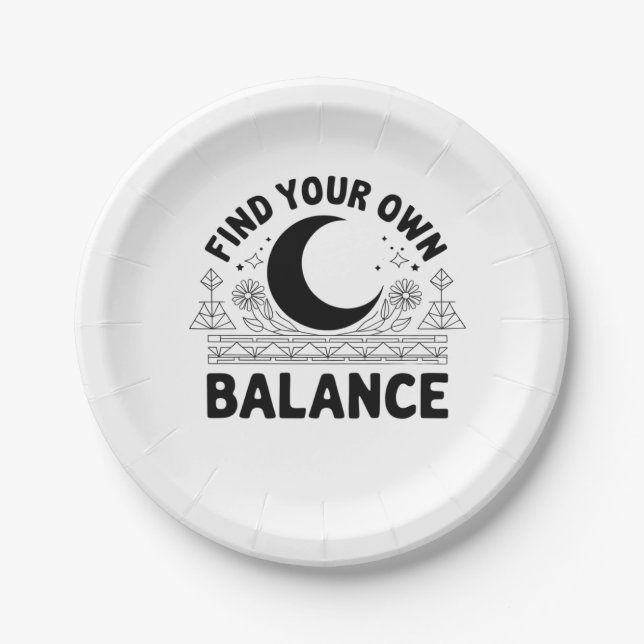 Prato De Papel Localizar seu próprio saldo (Frente)