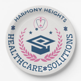 Prato De Papel Logotipo da empresa Harmonia Heights Healthcare So