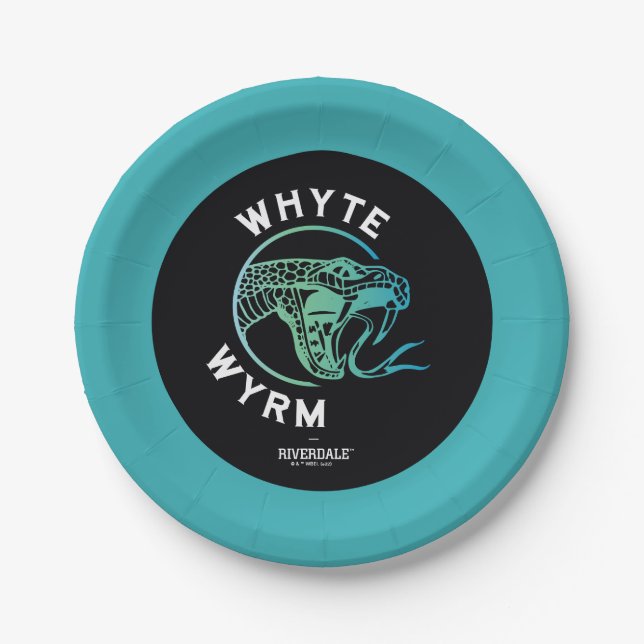 Prato De Papel Logotipo Whyte Wyrm (Frente)