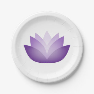 Prato De Papel Lotus Puro bonito