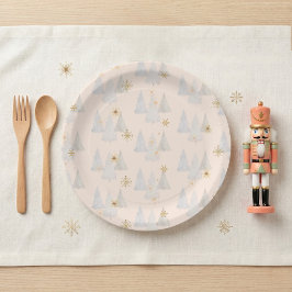 Prato De Papel Louça de Natal Fada do Açúcar da Casca de Noz Árvo