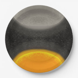 Prato De Papel Lua Asteroide Sun Galaxy Aniversário