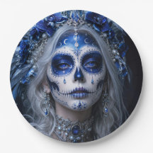 Lua Safira Calavera – Azul Celestial