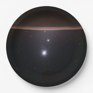 Prato De Papel Lua, Vênus, Júpiter e Terra (ISS) (NASA) (Espaço)