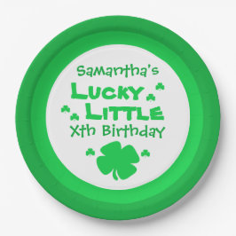 Prato De Papel Lucky Little Birthday