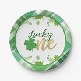 Prato De Papel Lucky One Birthday Plate