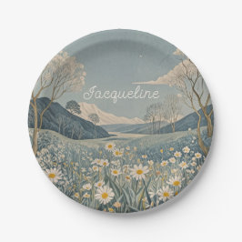 Prato De Papel Lunar Meadow Personalizado