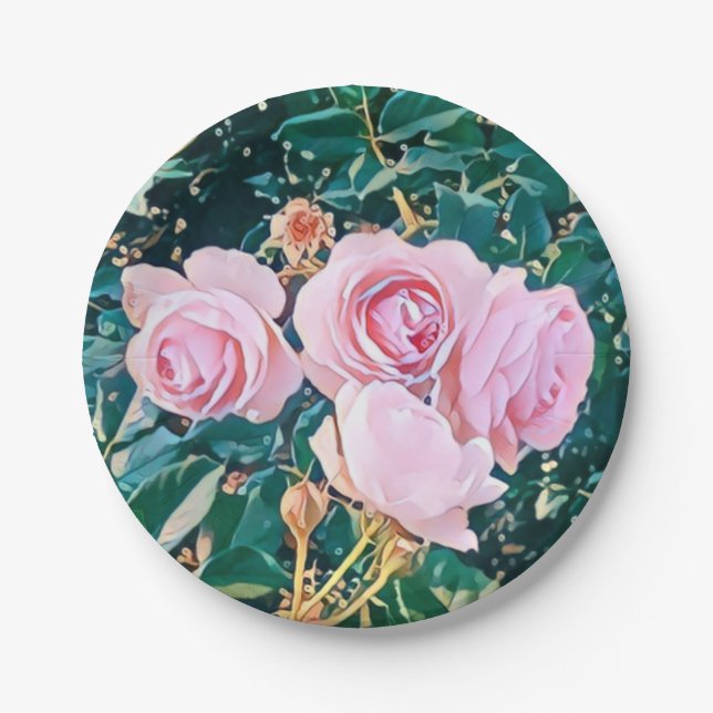 Prato De Papel luxe romantic flowers botanical wallpaper (Frente)