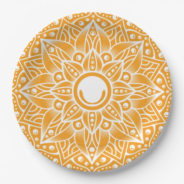 Prato De Papel Luxury Mandala 13 (Frente)