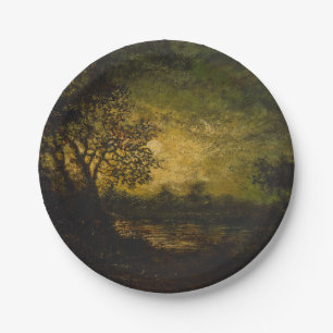 Prato De Papel Luz-lua (por Ralph Albert Blakelock)