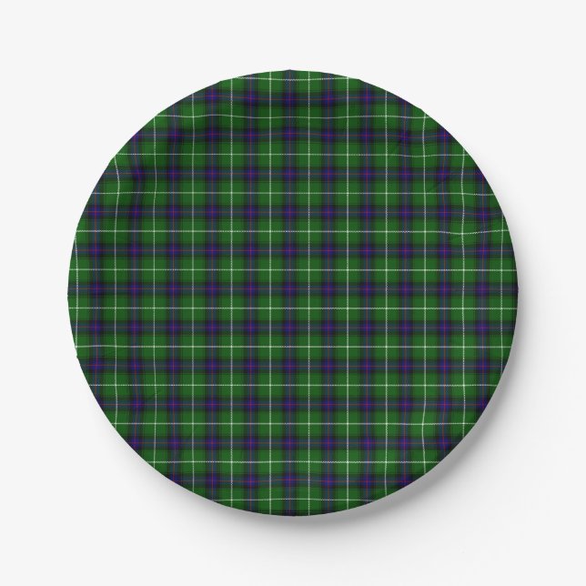 Prato De Papel MacDonald Tartan (Frente)