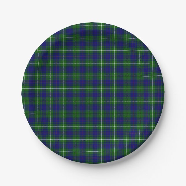 Prato De Papel MacNeil Tartan (Frente)