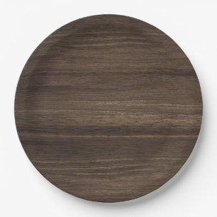 Prato De Papel Madeira marrom