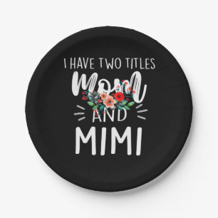 Prato De Papel Madre Art   Aniversário Da Mãe E Da Mimi