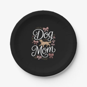 Prato De Papel Mãe de Cachorro Design Elegante e Sedutor de Retri