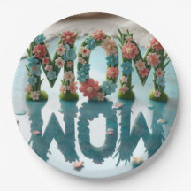 Mãe Wow Ornamentado Floral