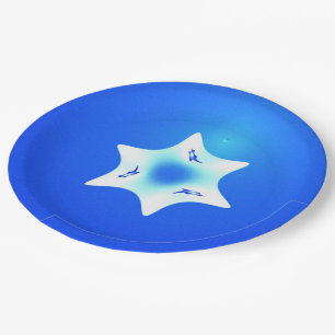 Prato De Papel Magen Lavan (White Star)