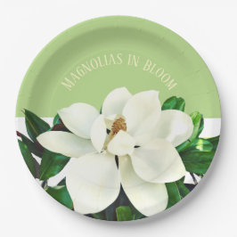 Prato De Papel Magnolia Bloom Paper Plate