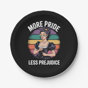 Prato De Papel Mais Orgulho Menos Preconceito LGBTQ Orgulho Gay A
