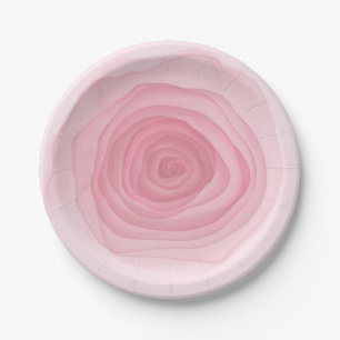 Prato De Papel Mal cor-de-rosa Rosa de pintura ácida