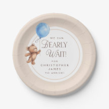 Mal Podemos Esperar Elegante Urso Personalizado Ch