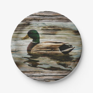 Prato De Papel Mallard Duck