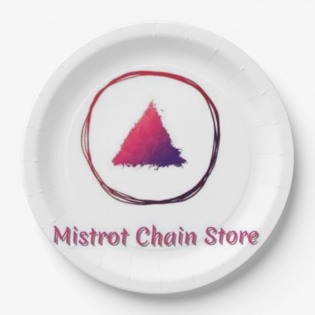 Prato De Papel Malrot Chain Store Paper Plate (Frente)