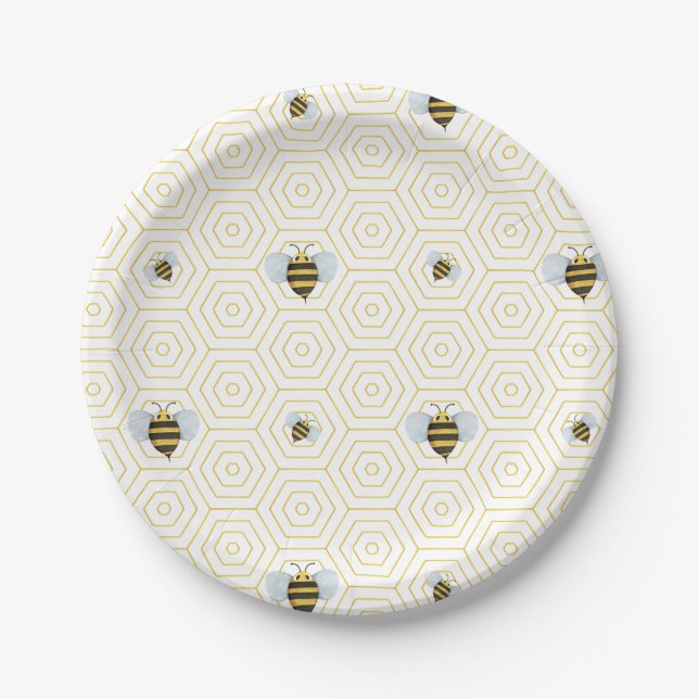 Prato De Papel Mamãe para BEE Paper Plates (Frente)