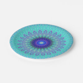 Prato De Papel Mandala congelada